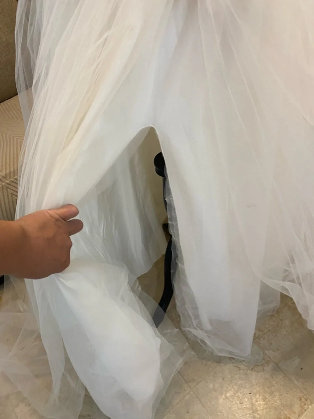 Amazon sheer white